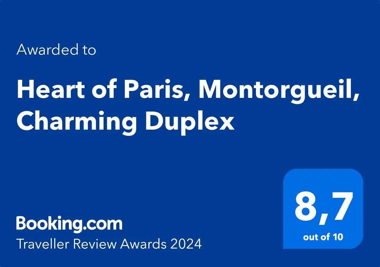 Heart Of Paris, Montorgueil, Charming Duplex Διαμέρισμα  Παρίσι